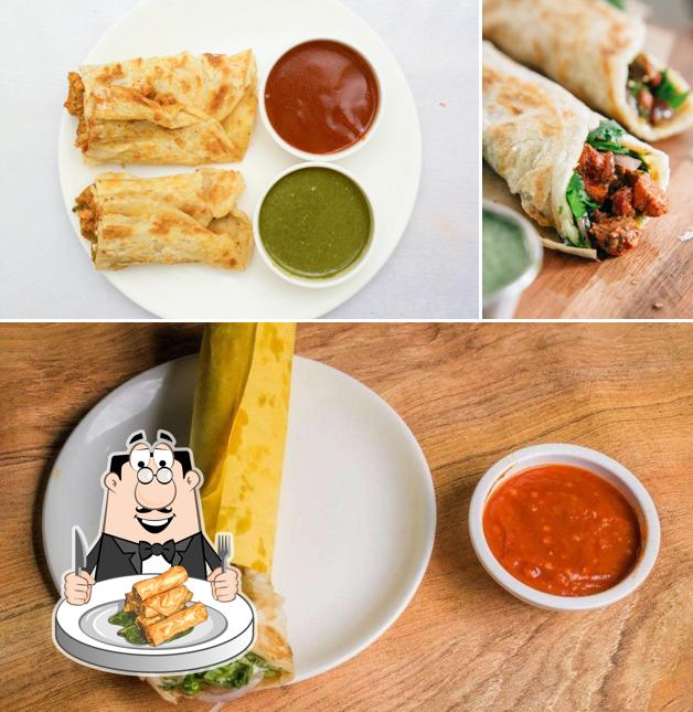 Spring rolls at Roll Express