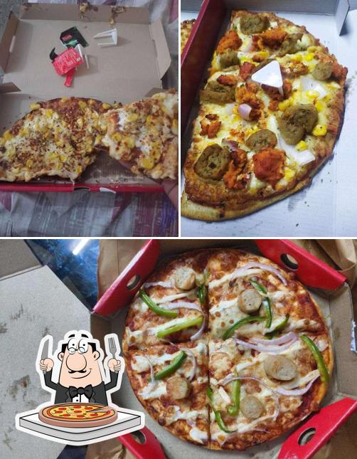 Order different types of pizza