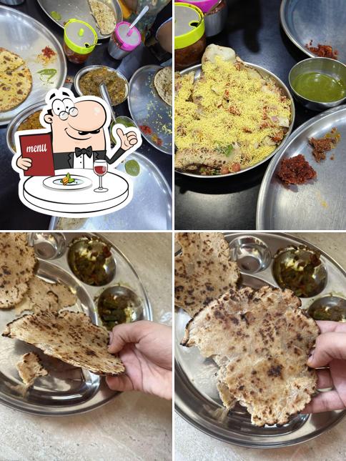 Food at Jalaram Kathiyawadi Thali