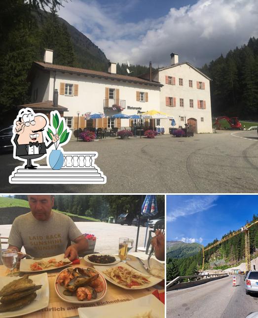 Tra le diverse cose da Osteria ristorante Pozzolascio si possono trovare la esterno e cibo