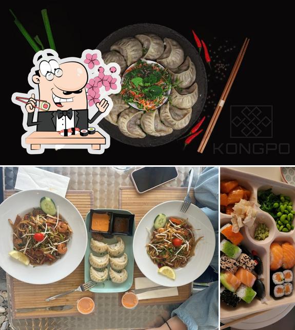 Prova le diverse opzioni di sushi