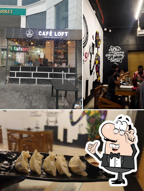 The interior of CAFE LOFT