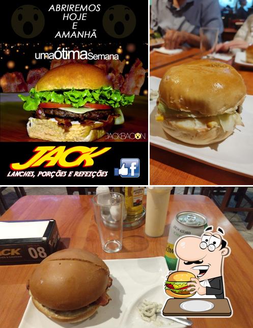 Os hambúrgueres do Jack Lanches e Chopperia - Desde 2023 irão saciar uma variedade de gostos