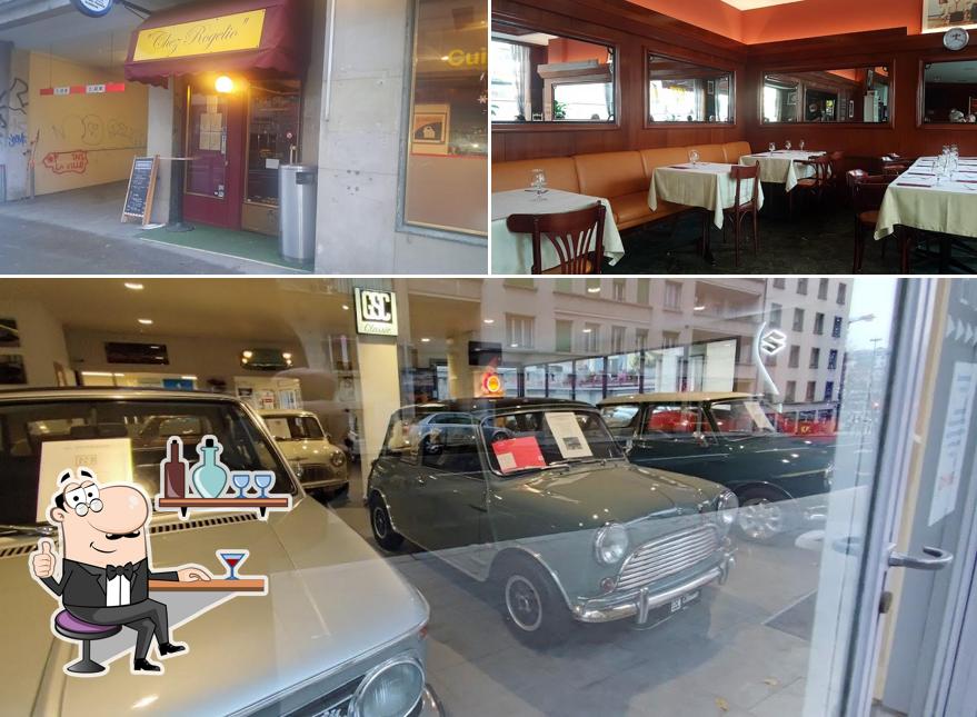 Gli interni di Chez Roger