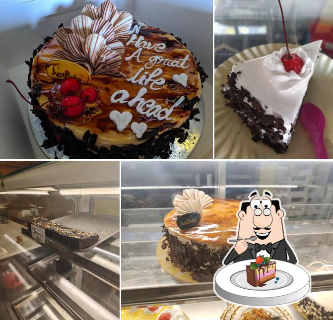 Chocolate cake at Just Bake Tadepalli