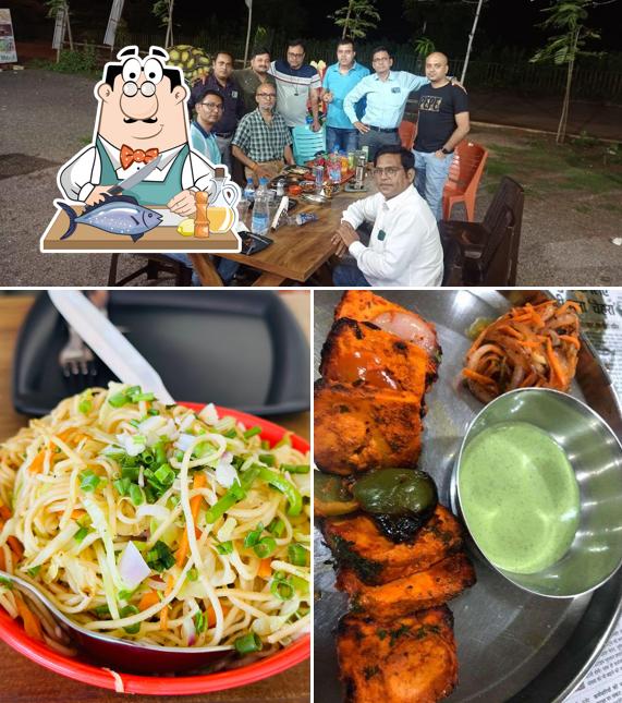 Grilled salmon at Laal Mirch