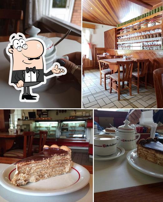 O interior do Martha Frehner Confeitaria