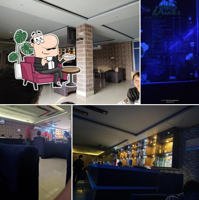 The interior of Aabar Restaurant Cum bar