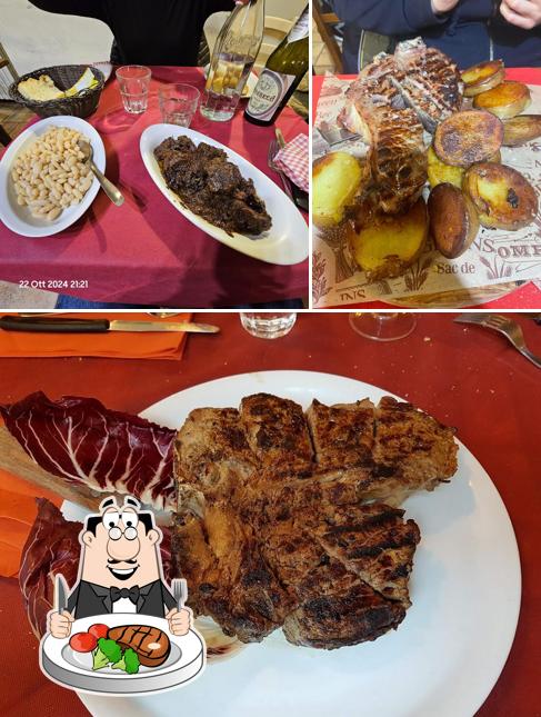 Bistecca al Osteria La Pace Volterra