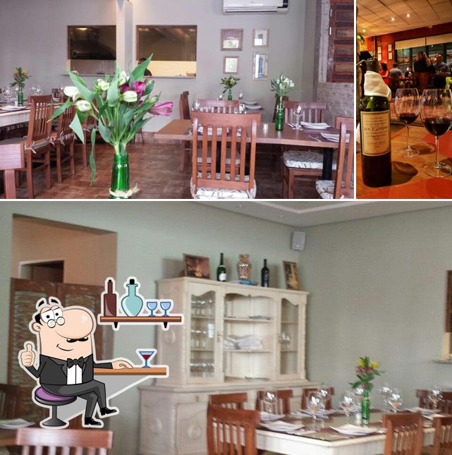 A foto do Mevi’s interior e bebida