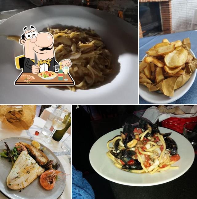 Cibo al Ristorante ''Lo Scoglio''