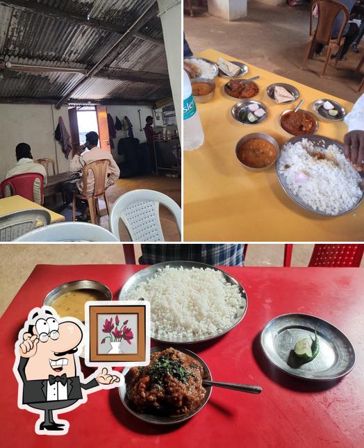 The photo of interior and food at APNA DHABA