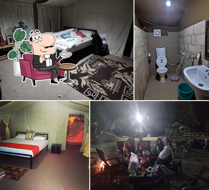 The interior of Rill And River Luxury Camp Riverside Resort