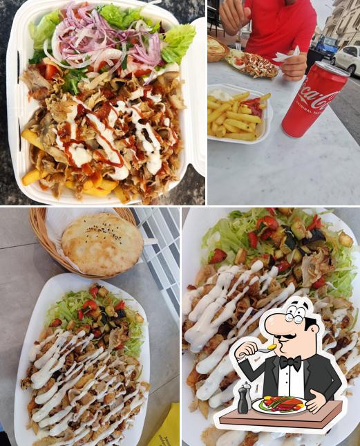 Nourriture à Istanbul Kebab Pizza