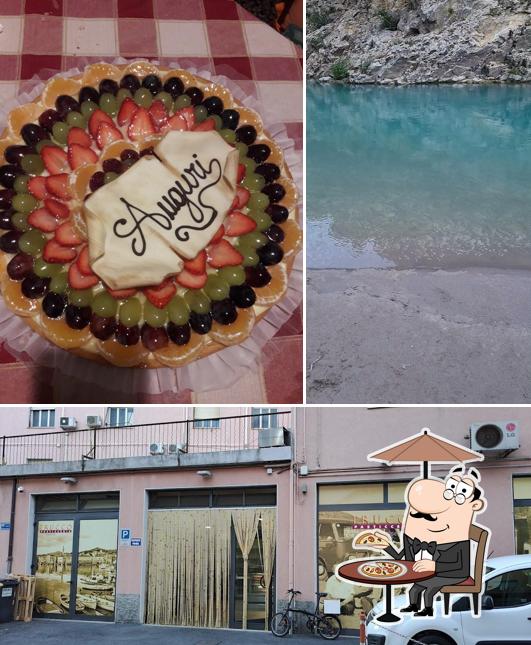 Tra le diverse cose da Pasticceria Trucco dal 1954 si possono trovare la esterno e cibo