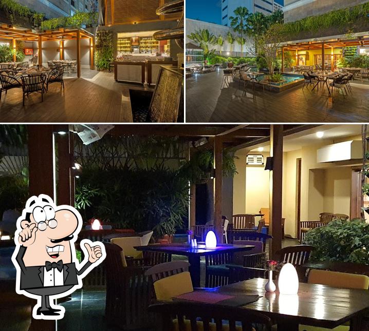 Take a seat at one of the tables at Afghan Grill