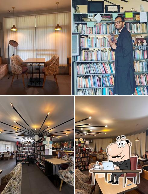 The interior of Cup & Kitaab