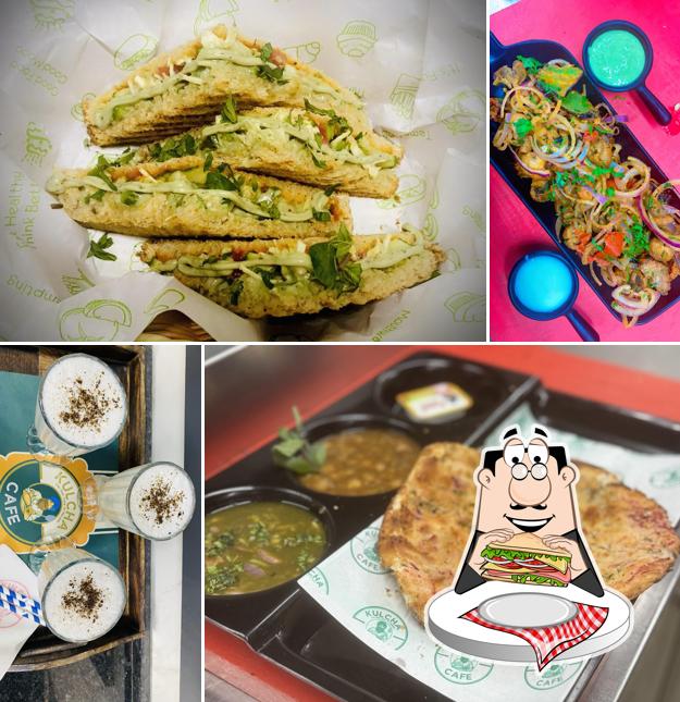 Club sandwich at Kulcha Cafe - Indian Food Veg Food Best Place for Family Dine-in Family Restaurant Best Kulcha in Moga