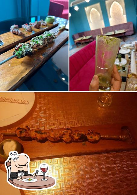 The restaurant's food and beverage