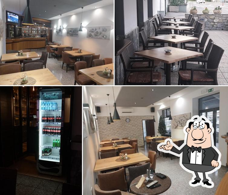 Gli interni di Okrepčevalnica in picerija Špik z letnim vrtom Nagib Ahmeti s.p