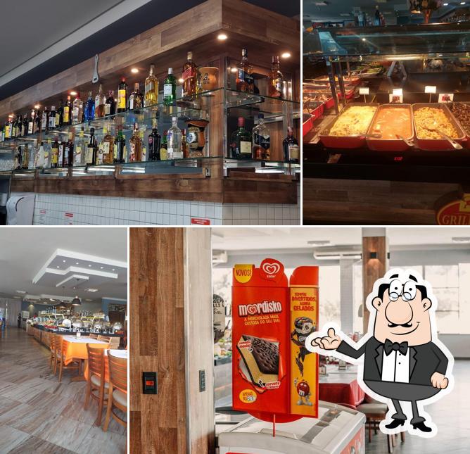 O interior do Grill Sul Churrascaria Atibaia