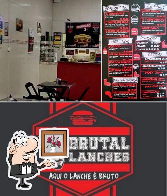 O interior do Brutal Lanches