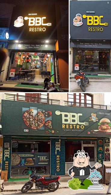 The exterior of BBC Restro