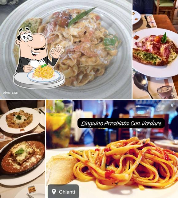 Spaghetti carbonara at Chianti, Hebbal