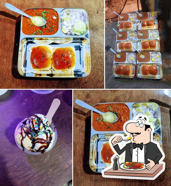 Creme brulee at Delight pav bhaji & icecream