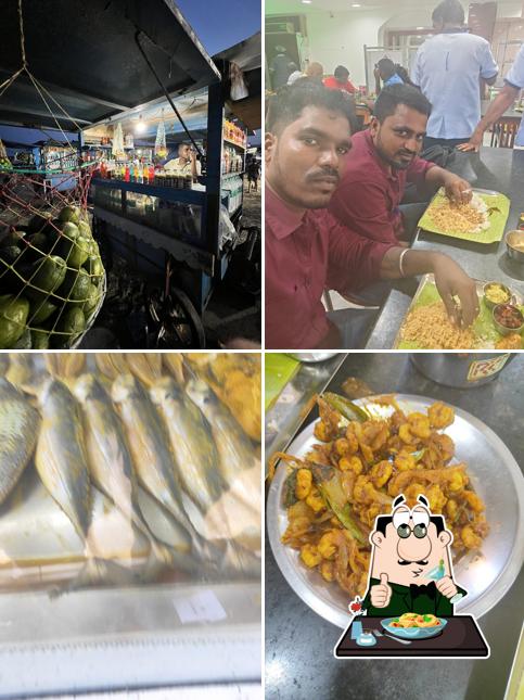 Food at Velankanni Beach Seafood