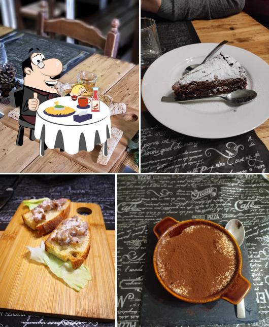 Piatto di formaggi al Antica Osteria