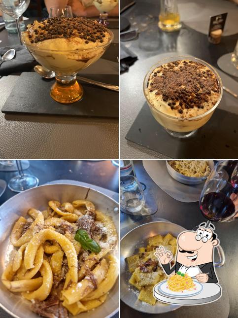 Spaghetti alla carbonara al Mangia e Pasta