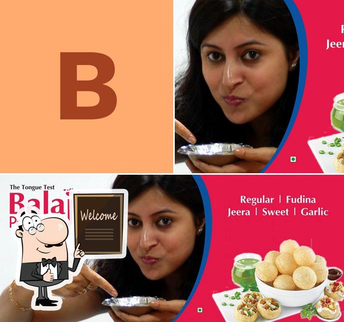 Look at this photo of Balaji pani puri (sevpuri dahipuri )