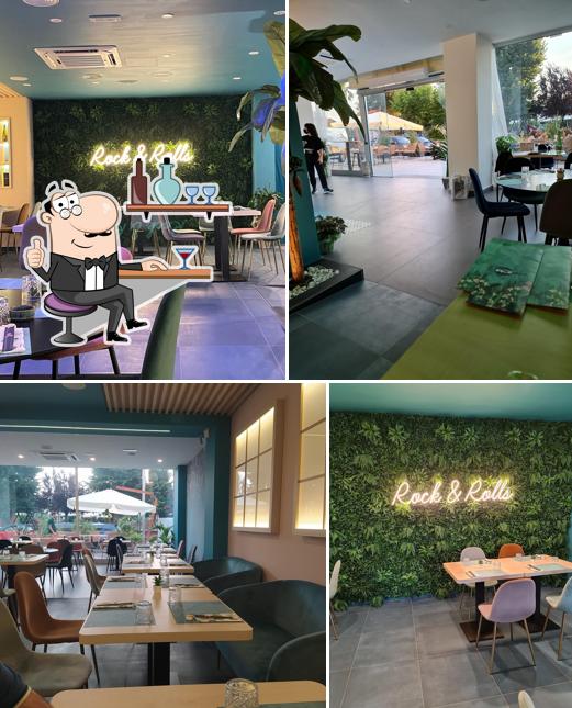 Gli interni di Contrasti Restaurant