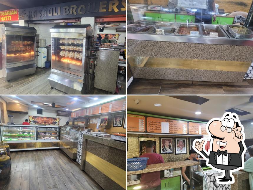 Take a seat at one of the tables at Kasauli Broilers