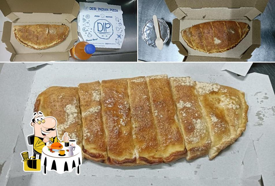 Food at DESI INDIAN PIZZA