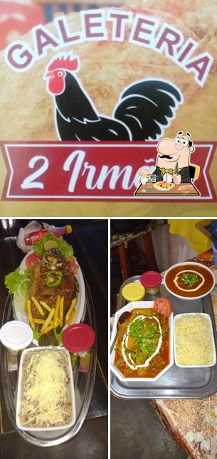 Comida em Galeteria Dois Irmãos