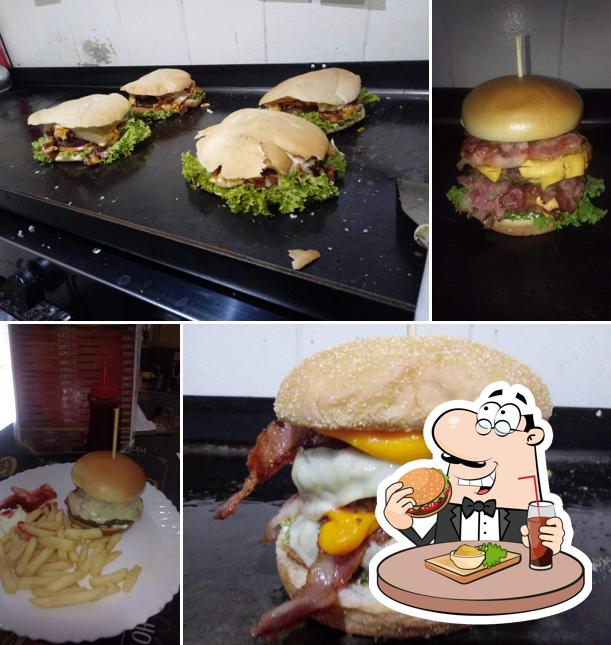 @Rei do Amigão serve uma gama de opções para os amantes dos hambúrgueres