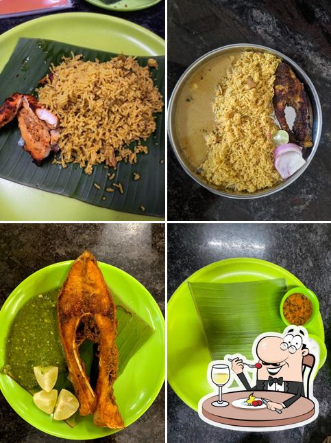 Meals at Sri Chamundeshwari Donne Biriyani Center