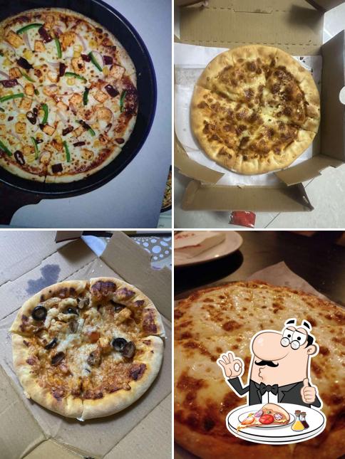 Pick different types of pizza