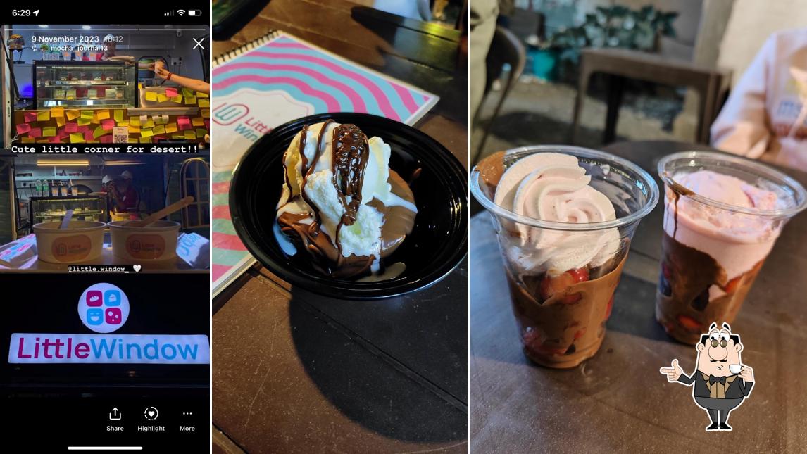 Enjoy a drink at Little Window