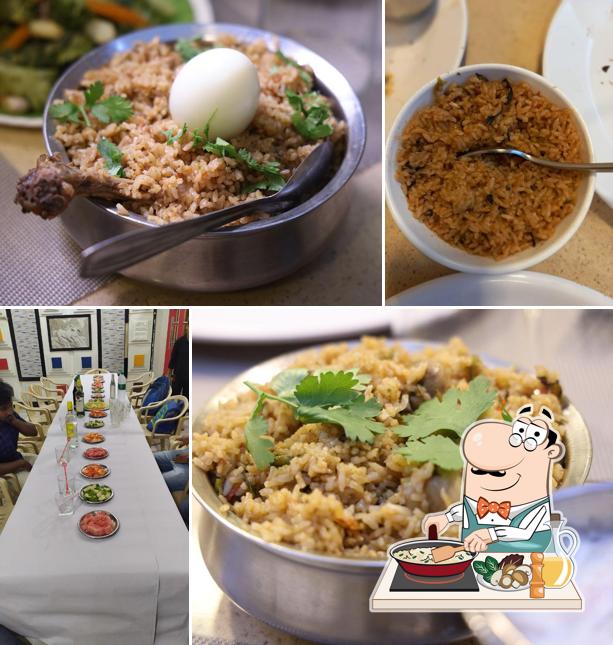 Fried rice at Brindhavan Hotel