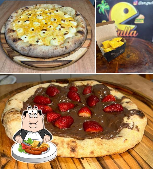 Comida em Sr Gulla hambúrgueria e pizzaria