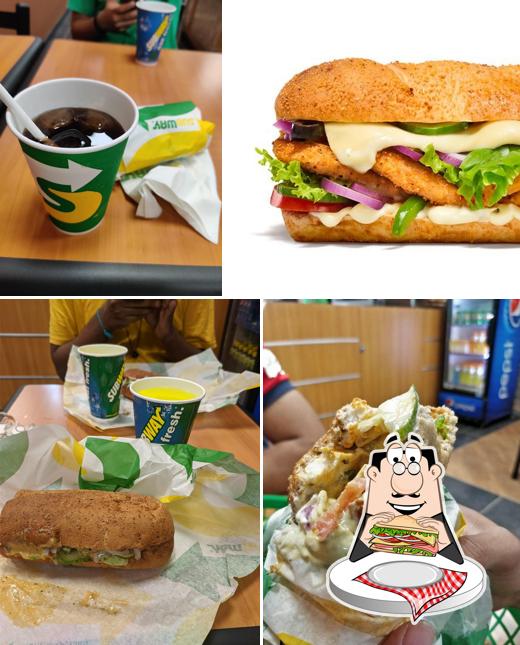 Club sandwich at Subway Aashima Mall Club sandwich at Subway Aashima Mall