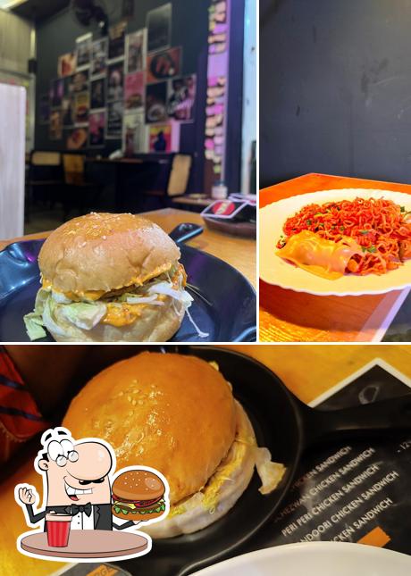 Try out a burger at The Mock dé Hub