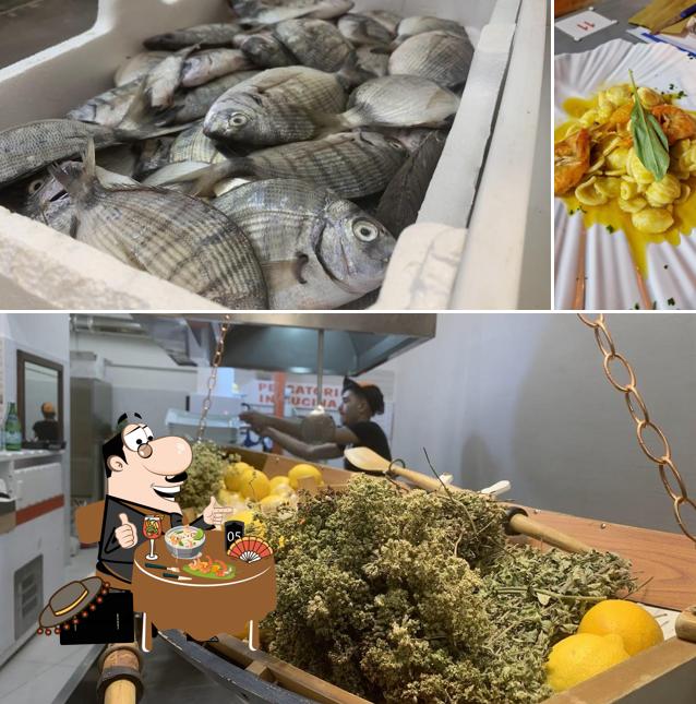 Cibo al l'ostrica ubriaca