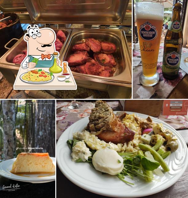 Platos en Restaurante Típico General Küster