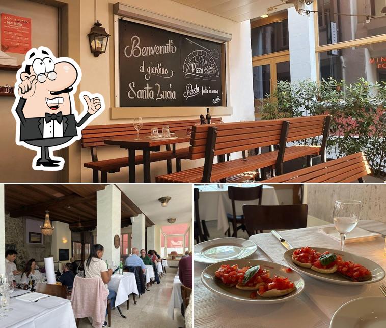 Dai un'occhiata agli interni di Santa Lucia