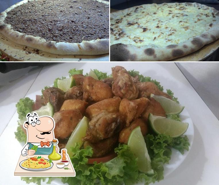 Platos en Império das Pizzas