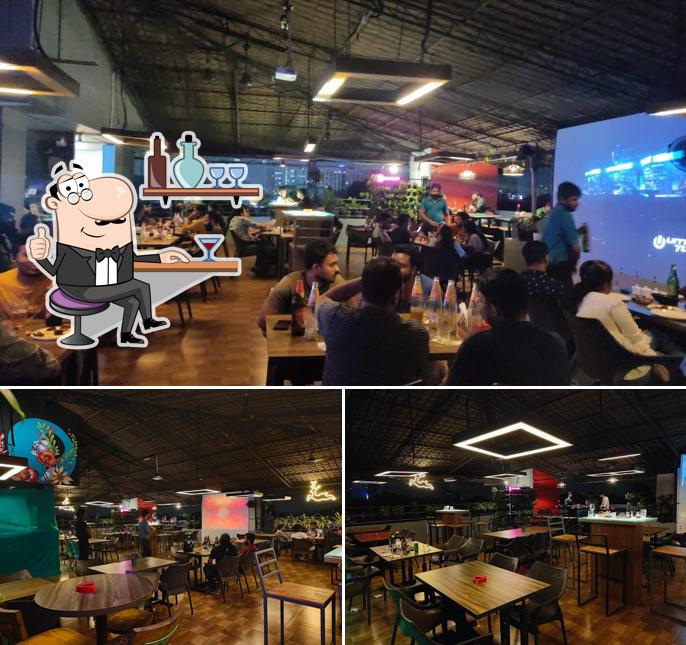 The interior of Ozone Roof Top